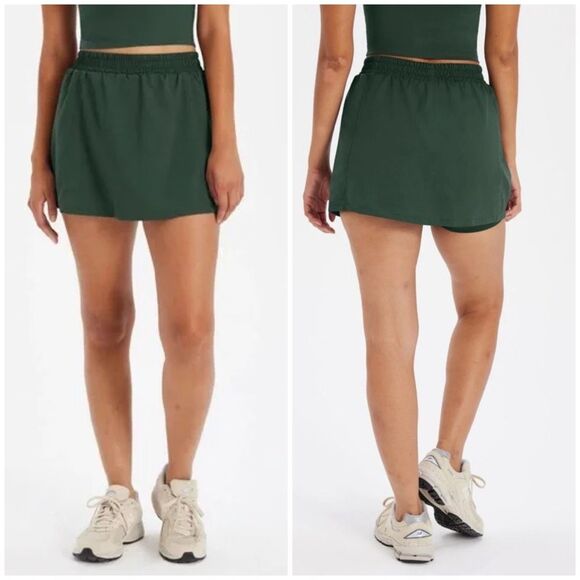 Girlfriend Collective Moss Birdie Woven Skort Size XS - Picture 1 of 8